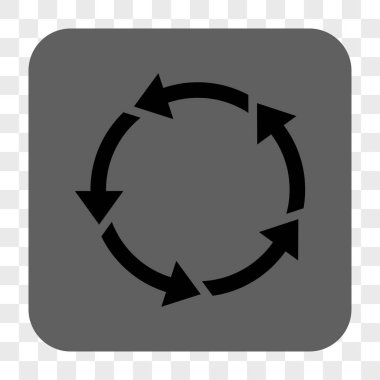 Döndürme yuvarlak kare düğme