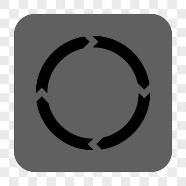 Döndürme yuvarlak kare düğme