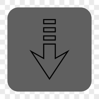 Yuvarlatılmış Kare düğmesini basılı göndermek