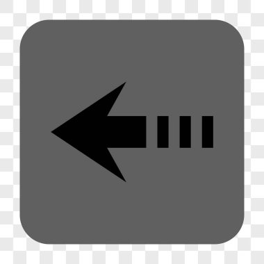 Sol yuvarlak kare düğme göndermek