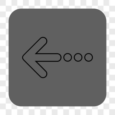 Sol yuvarlak kare düğme göndermek