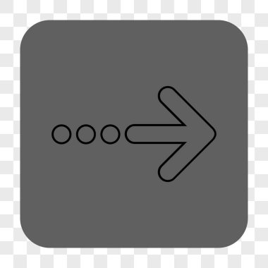 Sağ yuvarlak kare düğme göndermek