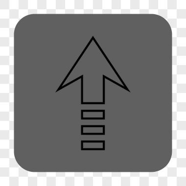 Yuvarlatılmış Kare düğmesini yukarı gönder