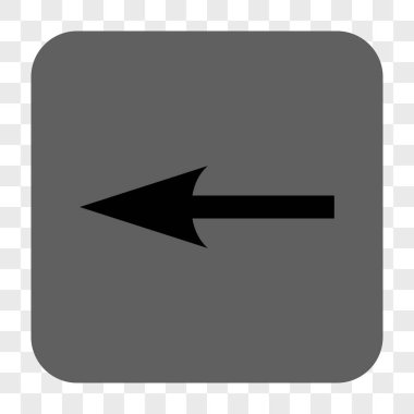 Keskin ok sol yuvarlak kare düğme