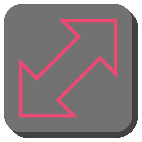 Exchange Diagonal Rounded Square Vector Icon