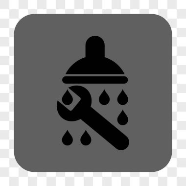 Duş sıhhi tesisat yuvarlak kare düğme