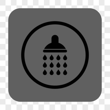 Duş yuvarlak kare düğme
