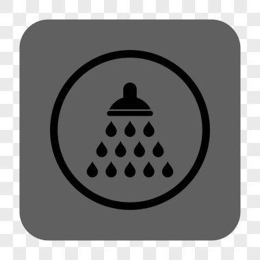 Duş yuvarlak kare düğme