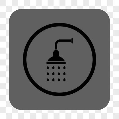 Duş yuvarlak kare düğme