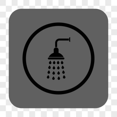 Duş yuvarlak kare düğme
