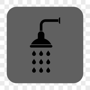 Duş yuvarlak kare düğme