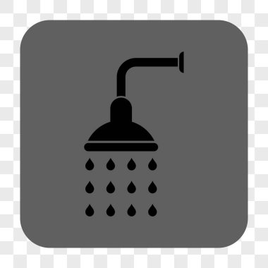 Duş yuvarlak kare düğme