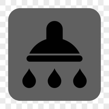 Duş yuvarlak kare düğme