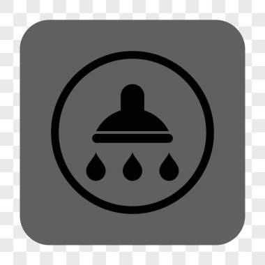 Duş yuvarlak kare düğme