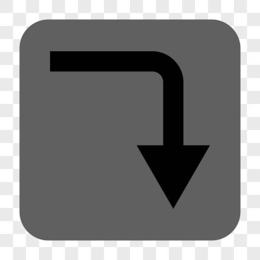 Yuvarlatılmış Kare düğmesini basılı açmak