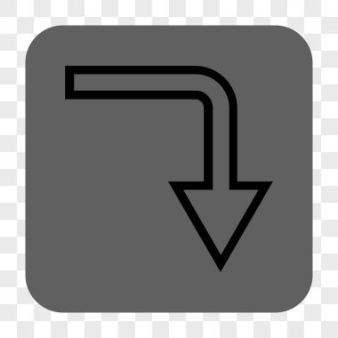 Yuvarlatılmış Kare düğmesini basılı açmak