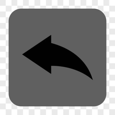 Yuvarlatılmış Kare düğme geri al