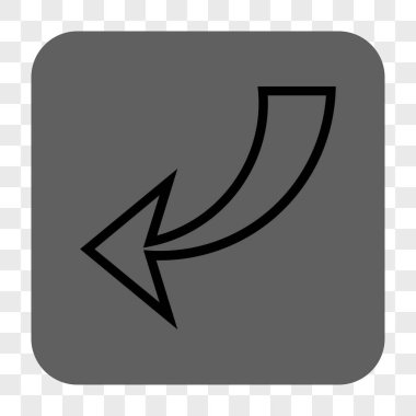 Yuvarlatılmış Kare düğme geri al