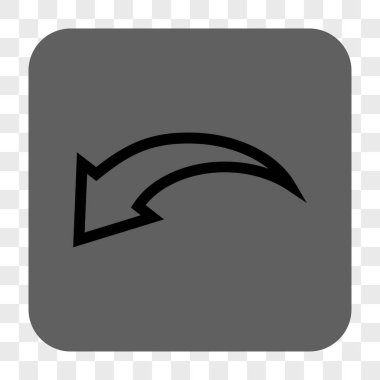 Yuvarlatılmış Kare düğme geri al