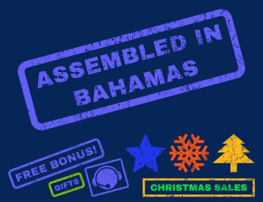 Bahamalar lastik damgalamak içinde monte