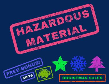 tehlikeli malzeme lastik damgası