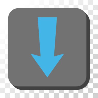 Yuvarlatılmış Kare vektör düğmesini aşağı ok