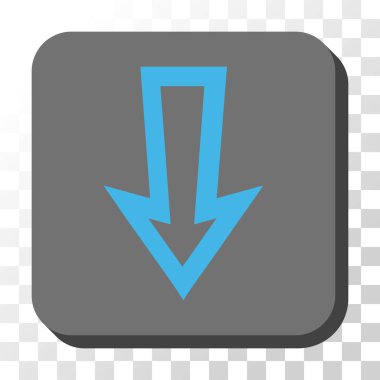 Yuvarlatılmış Kare vektör düğmesini aşağı ok