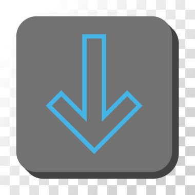 Yuvarlatılmış Kare vektör düğmesini aşağı ok