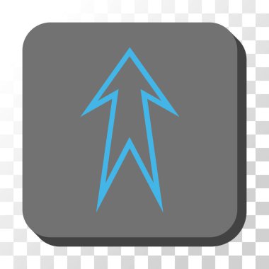 Yuvarlatılmış Kare vektör düğmesini yukarı ok