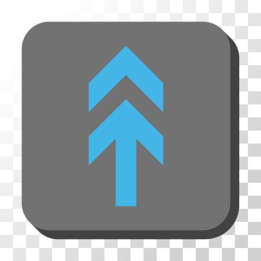 Yuvarlatılmış Kare vektör düğmesini yukarı ok