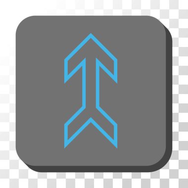 Yuvarlatılmış Kare vektör düğmesini yukarı ok