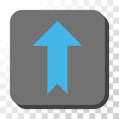 Yuvarlatılmış Kare vektör düğmesini yukarı ok