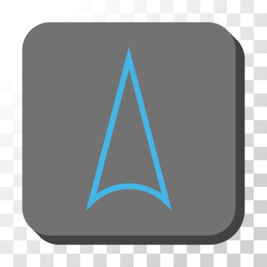 Yuvarlatılmış Kare vektör düğmesini yukarı ok ucu