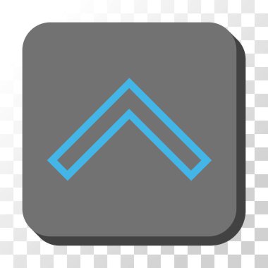 Yuvarlatılmış Kare vektör düğmesini yukarı ok ucu