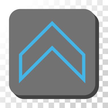 Yuvarlatılmış Kare vektör düğmesini yukarı ok ucu