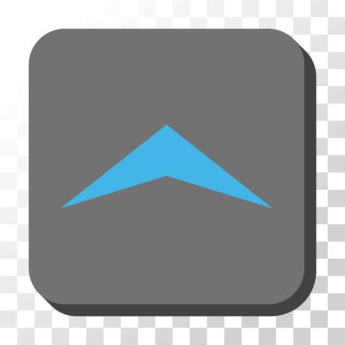 Yuvarlatılmış Kare vektör düğmesini yukarı ok ucu