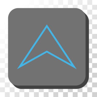 Yuvarlatılmış Kare vektör düğmesini yukarı ok ucu