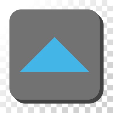 Yuvarlatılmış Kare vektör düğmesini yukarı ok ucu