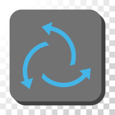 Santrifüj okları yuvarlak kare vektör düğmesi