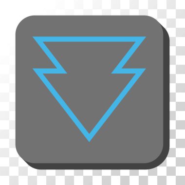 Yuvarlatılmış Kare vektör düğmesini aşağı yön