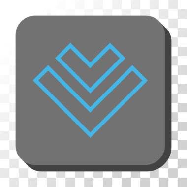 Yuvarlatılmış Kare vektör düğmesini aşağı yön