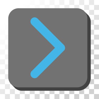 Kare vektör düğmesini yön sağ yuvarlak