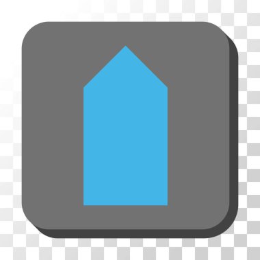 Yuvarlatılmış Kare vektör düğmesini yukarı yön