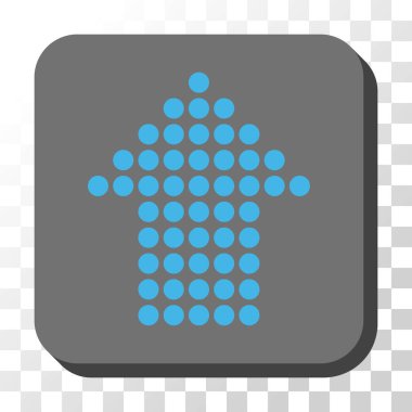 Yuvarlatılmış Kare vektör düğmesini yukarı noktalı ok