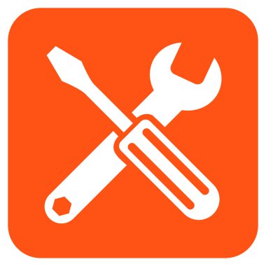 Seçenekleri düz kare vektör simgesi