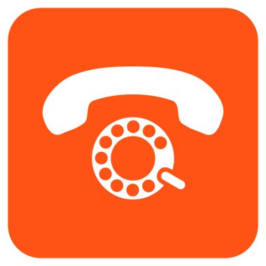 Darbe düz çevirme vektör simgesi kare