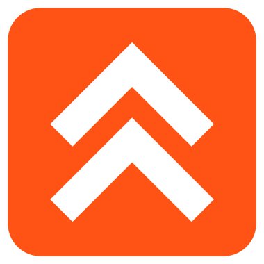 Düz kare vektör simge kayması