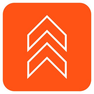 Düz kare vektör simge kayması