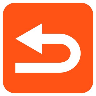 Sol düz kare vektör simge açmak