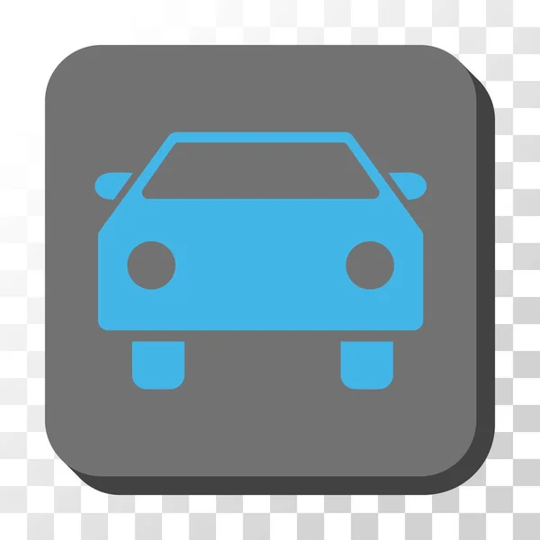 Bouton vectoriel carré arrondi de voiture — Image vectorielle